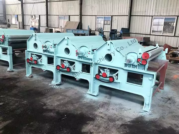 3 roller fiber cleaning machine