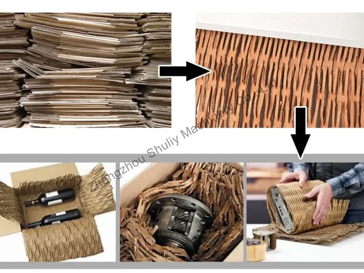 applications of cardboard shredder machine