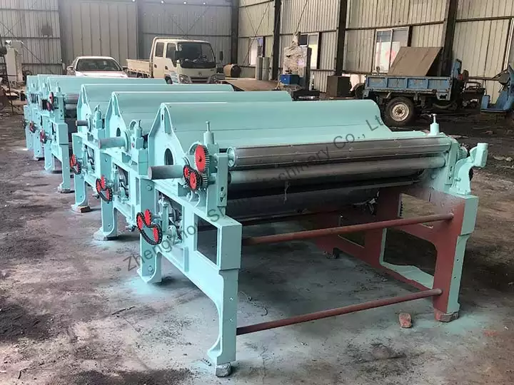 fiber carding machine components