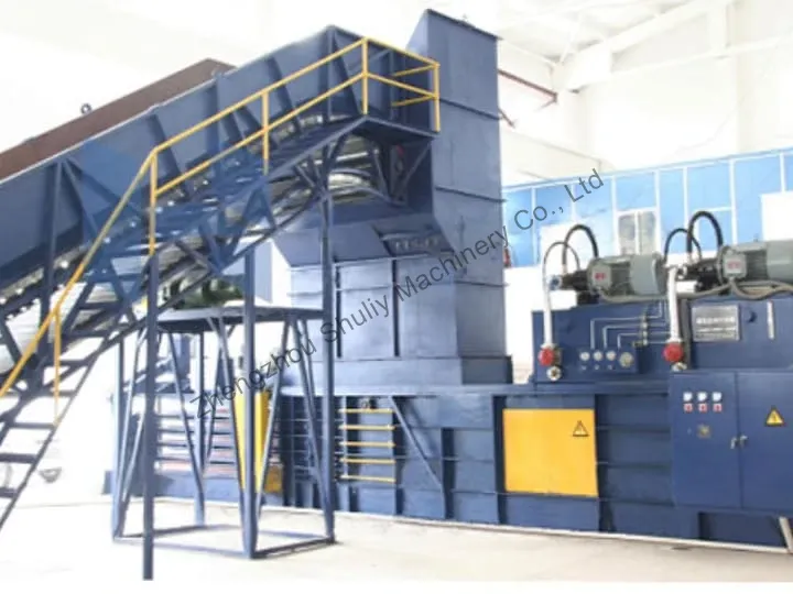 plastic bottle baler machine