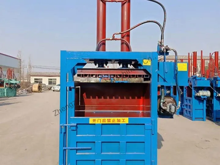 textile baler machine