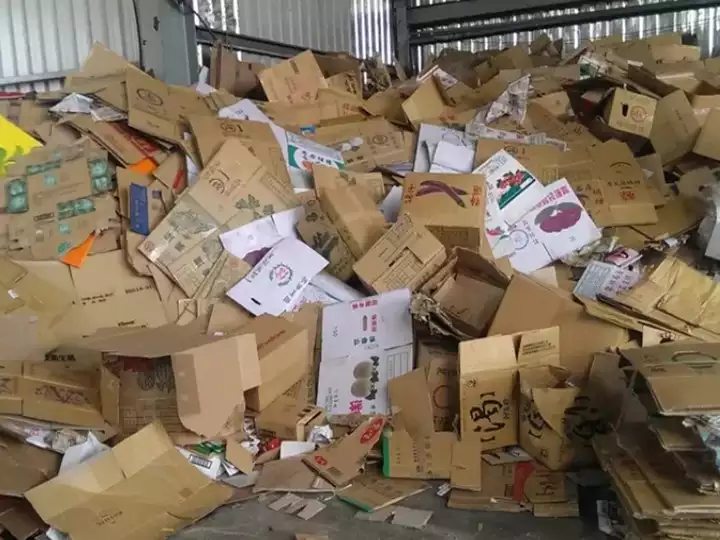 cartons usagés