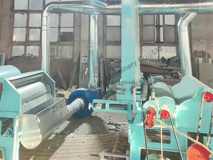 waste fiber recycling machine