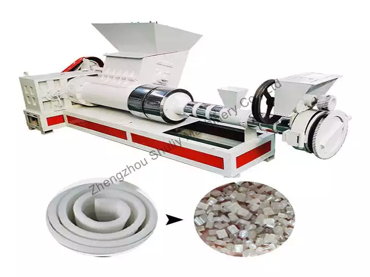 Machine de recyclage de mousse EPE