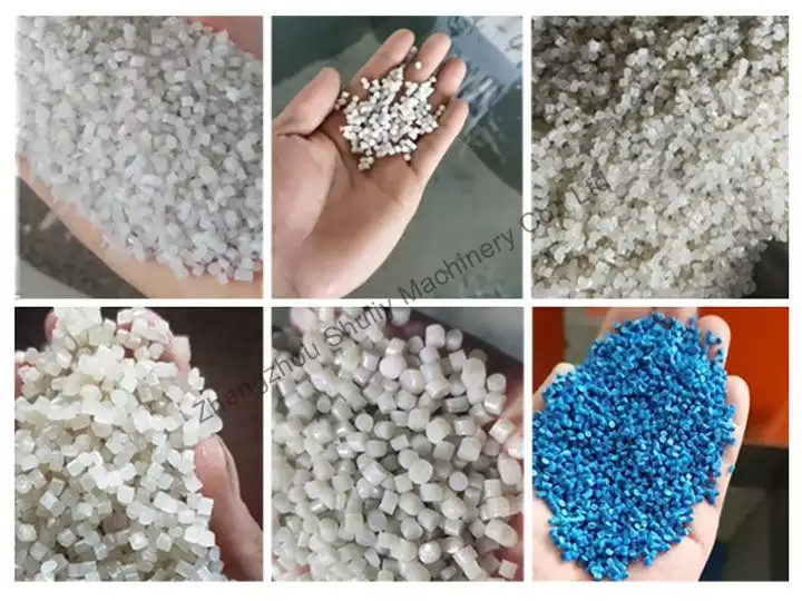 foam pellets by EPS foam pelletizing machine