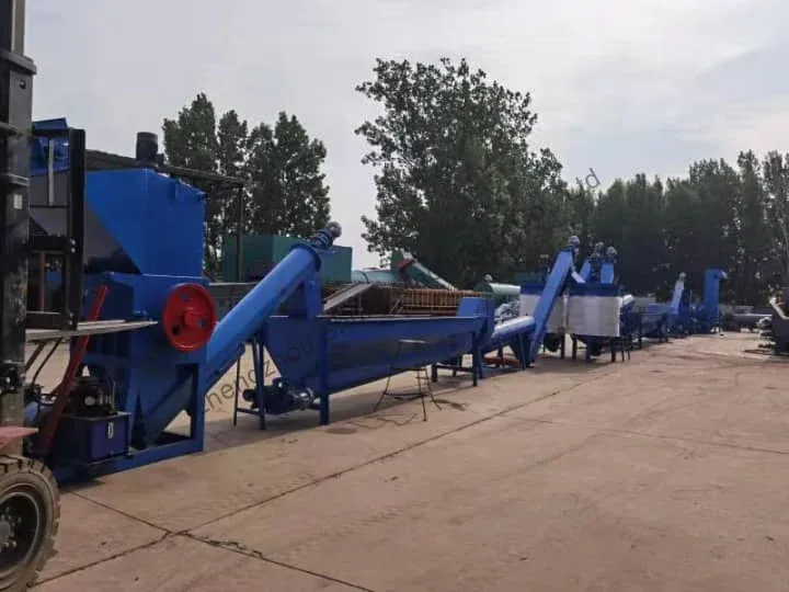 plastic bottle recycling line