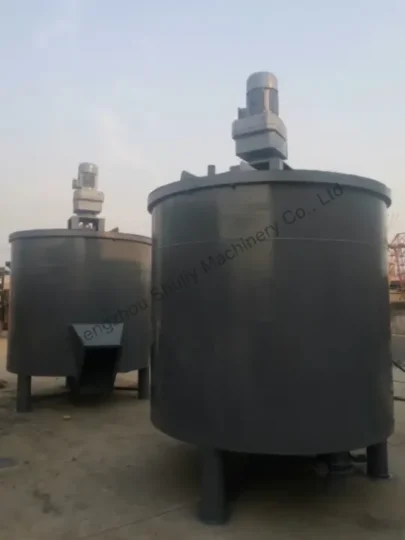 plastic scrap hot wash tank