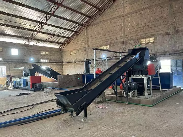 PP PE film washing recycling line