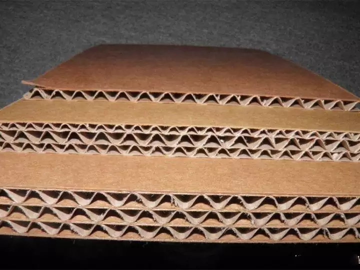 corrugated cardboard