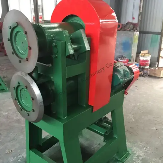 waste tire strip cutting machine for recycling