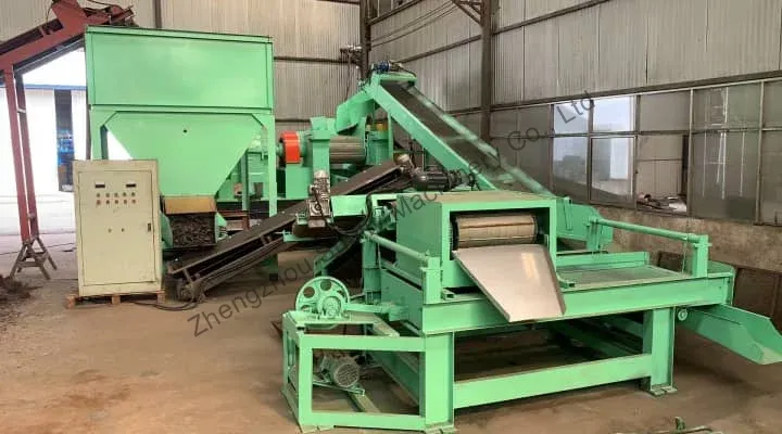 crumb rubber crusher and separator
