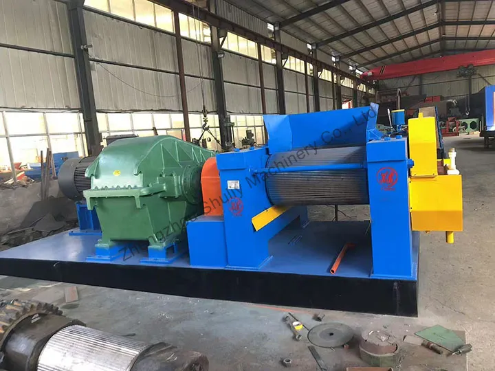 rubber crusher machine for waste rubber recycling