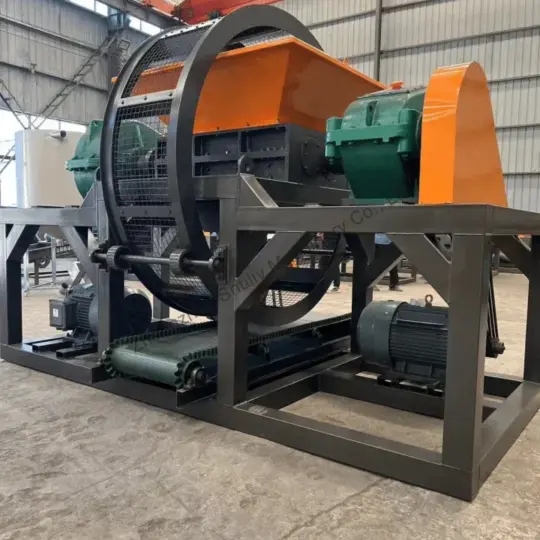 rubber tyre shredder machine for sale