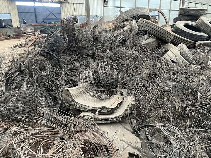 steel rims after tire debeading