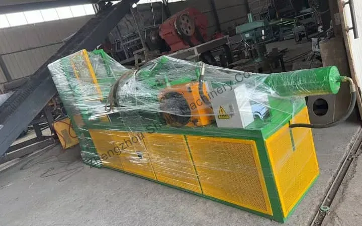 steel wire drawing machine wrapping for shipment