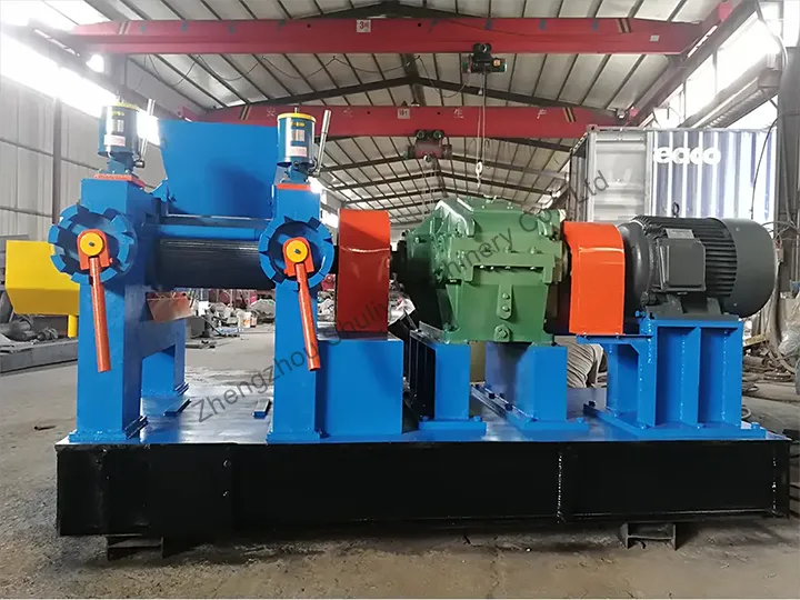 waste rubber tire crusher