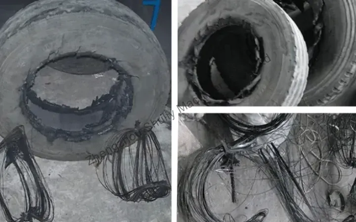 waste tire for steel wire drawing