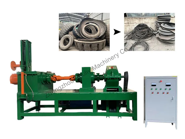 OTR tire steel ring separator