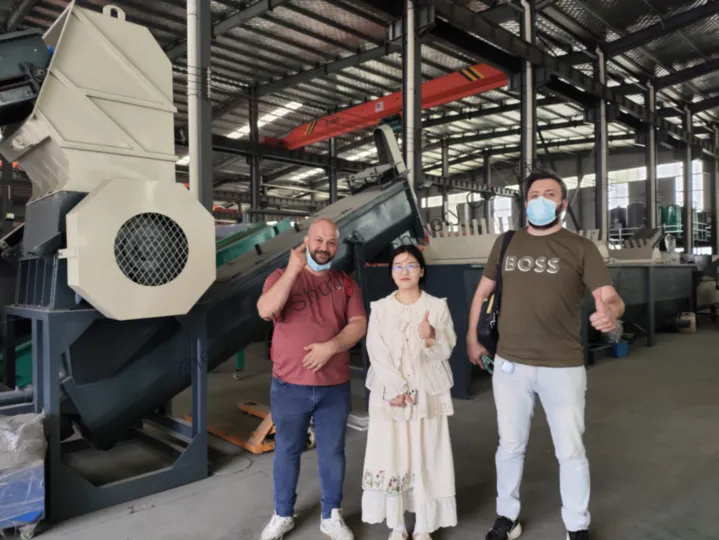 plastiek-herwinningsmasjienfabriekbesoek