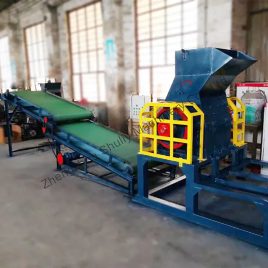 rubber tire recycling steel wire separator