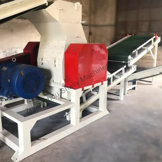 tire recycling line steel ring separating machine