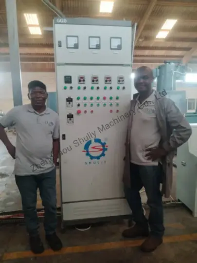 control cabinet of plastic recycling granulating line