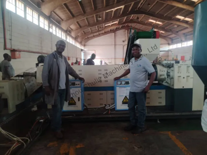 舒利的塑料造粒线