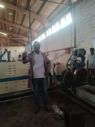 plastic pelleting machine line in Zambia factory