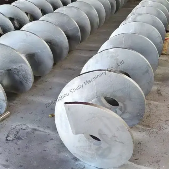 オーガースクリュー冷間圧延機で作られたスクリューブレード