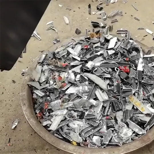 選別されたアルミニウム