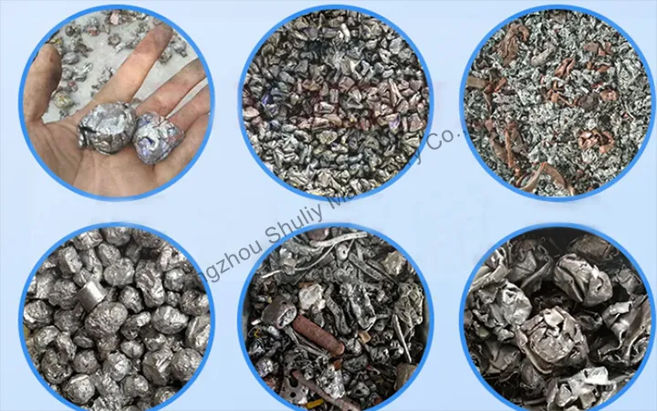 final products of metal crusher machine