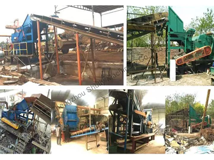 metal crusher machines for scrap shredding