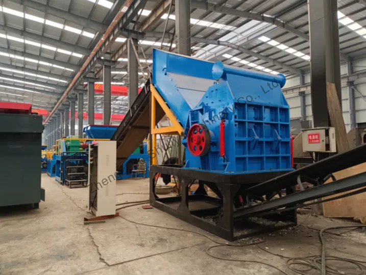 金属粉砕および渦電流分離機