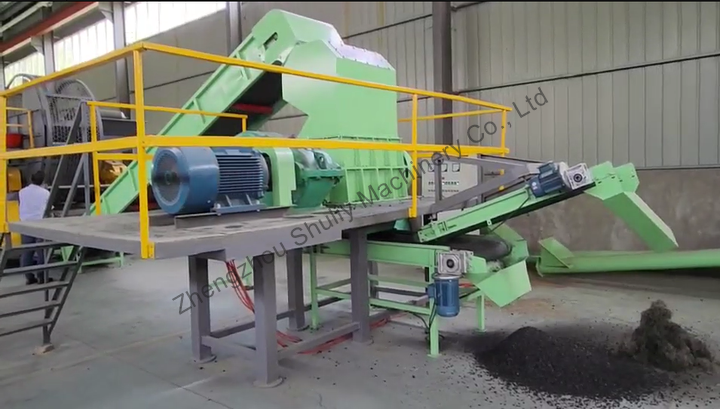 Vifaa vya kutenganisha waya wa chuma na unga wa mpira