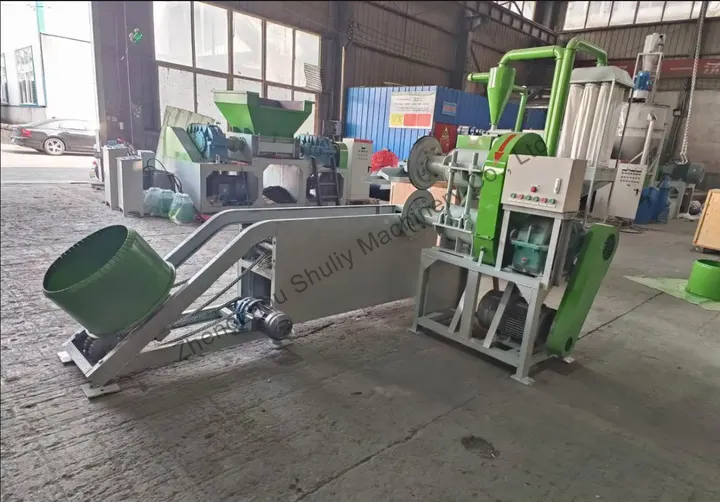 slide-type double-sided tyre cutting machine