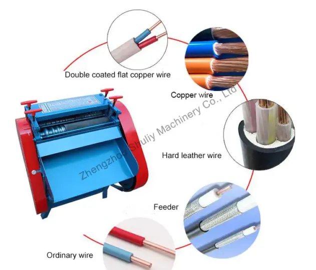 applications of cable wire stripping machine