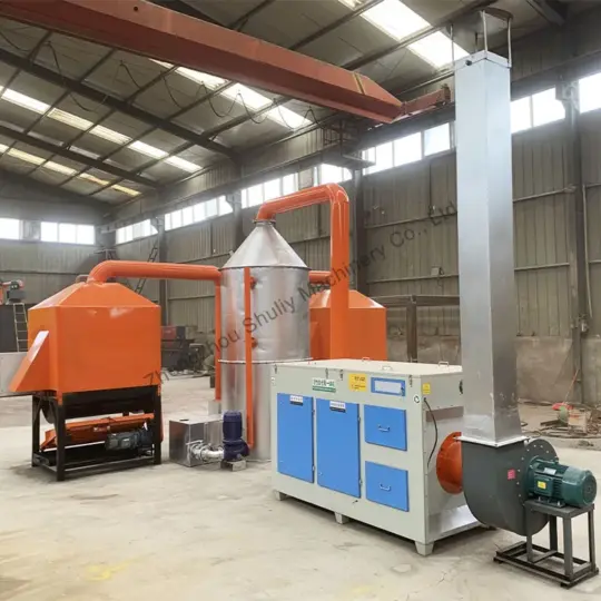 complete circuit boards recycling plant