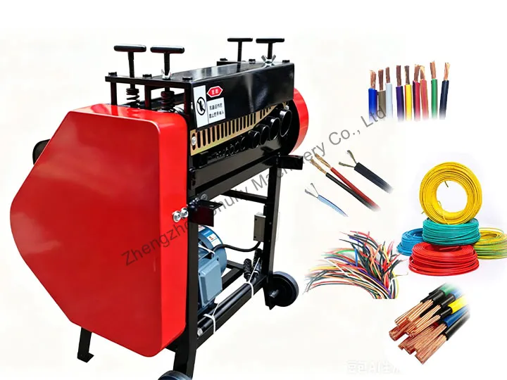 copper wire cable stripping machine