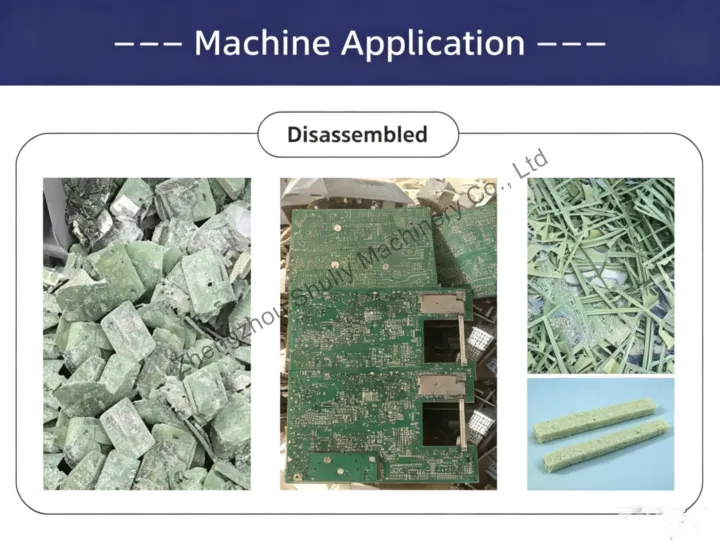 applied in circuit board recycling