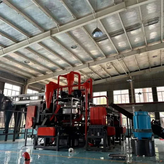 electronic PCB circuit board recycling machine plant
