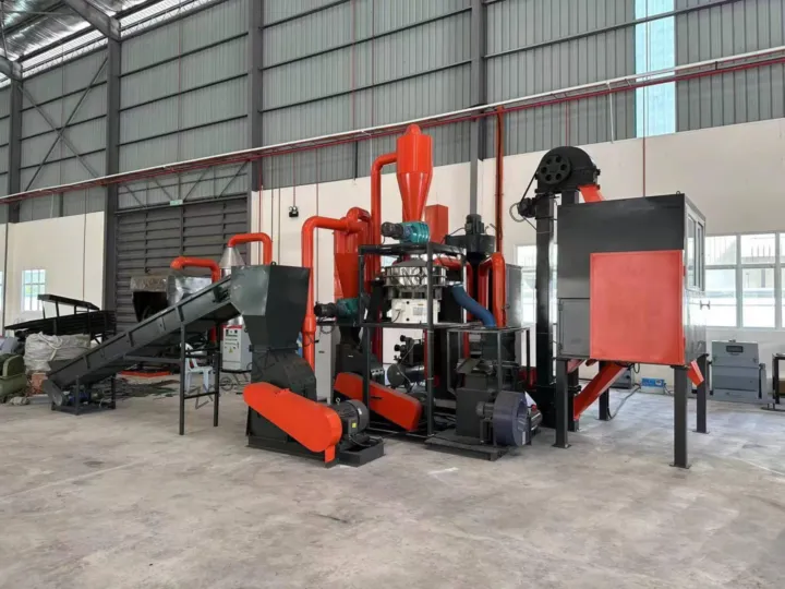 electronic waste recycling plant
