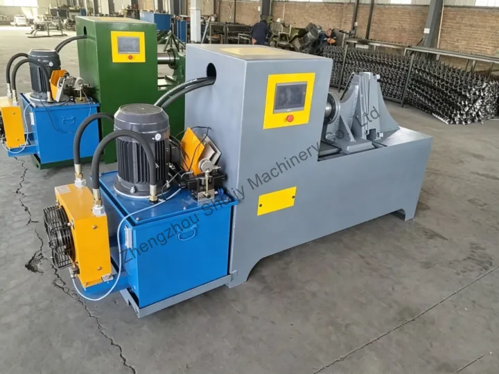 helical spiral screw blades cold rolling machine