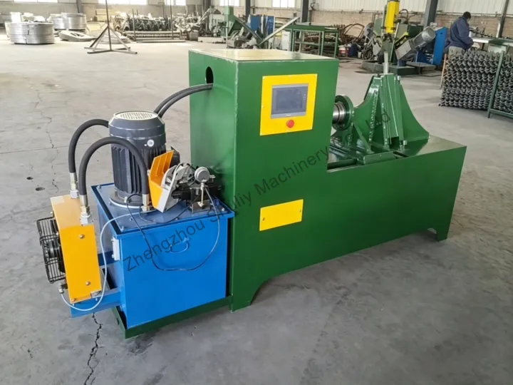 single piece spiral flight forming machine