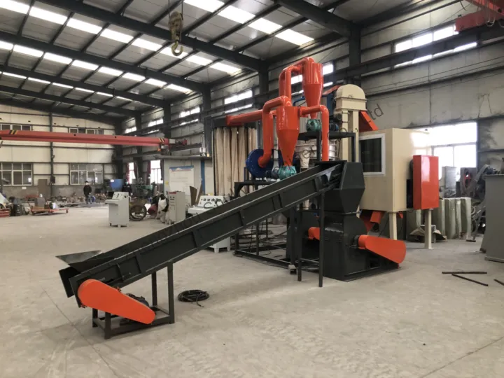 small-capacity PCB shredding and sorting line