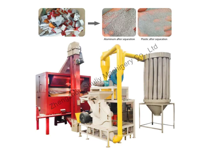 aluminum plastic separator machine