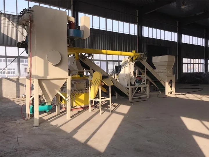 copper aluminum radiator recycling line
