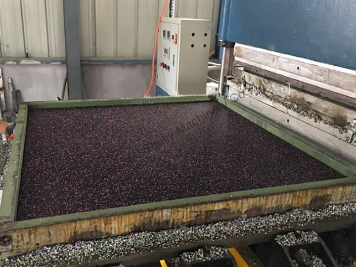 1000-1000mm rubber floor paver