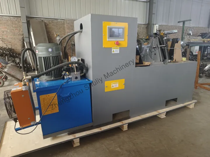 single piece spiral blades forming machine